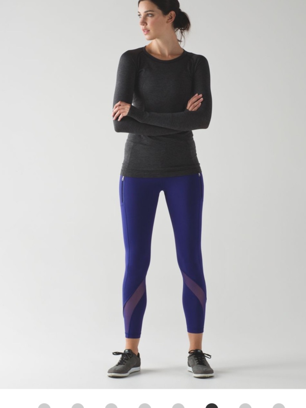Lululemon Emperor Blue Inspire Tight II Leggings Size 4 Athletic Yoga Running